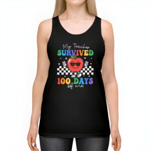 Retro Groovy School Boys Girls Kids Gift 100 Days Of School Tank Top 2 Retro Groovy School Boys Girls Kids Gift 100 Days Of School Tank Top 2 2