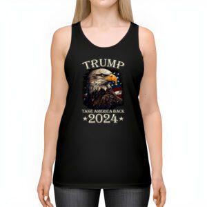 Retro Trump 2024 Take America Back American Flag Trump 2024 Tank Top 2 5