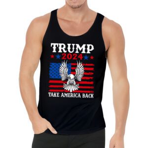 Retro Trump 2024 Take America Back American Flag Trump 2024 Tank Top 3 1