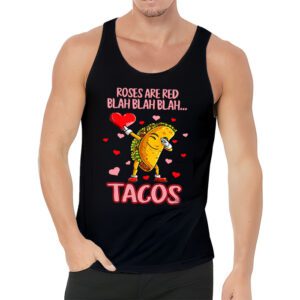 Roses Are Red Blah Tacos Funny Valentine Day Food Lover Gift Tank Top 3 1