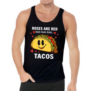 Roses Are Red Blah Tacos Funny Valentine Day Food Lover Gift Tank Top 3 2