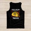 Roses Are Red Blah Tacos Funny Valentine Day Food Lover Gift Tank Top