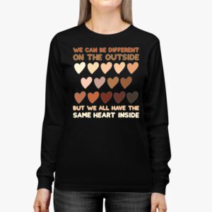 Same Heart Inside Juneteenth Black History Month Women Kids Longsleeve Tee 2 2