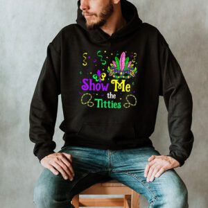 Show Me The Titties Funny Mardi Gras Festival Party Costume Hoodie 2 2