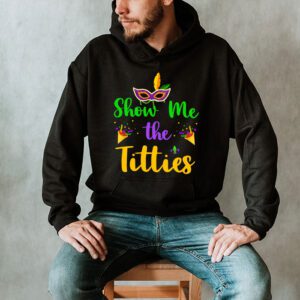 Show Me The Titties Funny Mardi Gras Festival Party Costume Hoodie 2