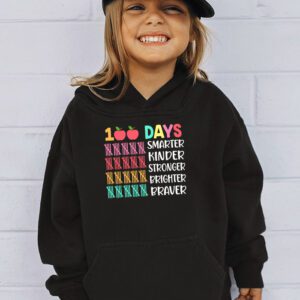 Smarter Kinder Stronger Brighter 100 Days Of School Hoodie 3 3