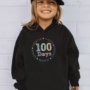 Smarter Kinder Stronger Brighter 100 Days Of School Hoodie 3