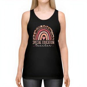 Sped Ed Special Education Teacher SPED Leopard Boho Rainbow Tank Top 2 1