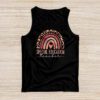 Sped Ed Special Education Teacher SPED Leopard Boho Rainbow Tank Top