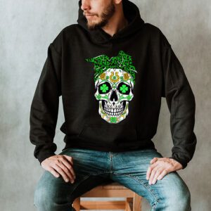 Sugar Skull Saint Patricks Day of Dead Hoodie 2 2