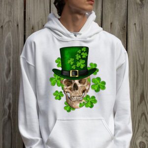 Sugar Skull Saint Patricks Day of Dead Hoodie 2 3