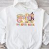 Teacher Kids Retro Groovy 100 Days Happy 100th Day Of School Hoodie