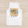 Teacher Kids Retro Groovy 100 Days Happy 100th Day Of School Tank Top
