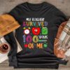 Teacher Survived 100 Days Of Me For 100th Day School Student Longsleeve Tee