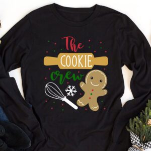 The Cookie Crew Christmas Baking Cookie Lover Kids Women Longsleeve Tee 1 2