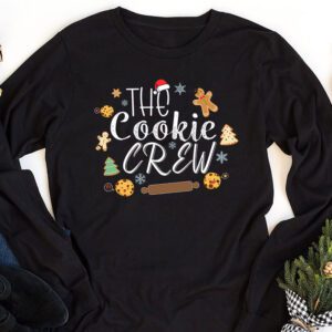 The Cookie Crew Christmas Baking Cookie Lover Kids Women Longsleeve Tee 1 3