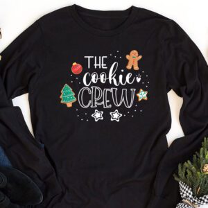 The Cookie Crew Christmas Baking Cookie Lover Kids Women Longsleeve Tee 1 5