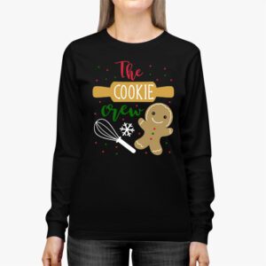 The Cookie Crew Christmas Baking Cookie Lover Kids Women Longsleeve Tee 2 2