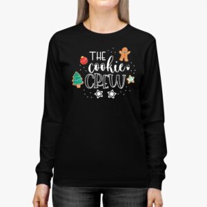 The Cookie Crew Christmas Baking Cookie Lover Kids Women Longsleeve Tee 2 5