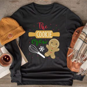 The Cookie Crew Christmas Baking Cookie Lover Kids Women Longsleeve Tee