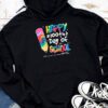Tie Dye Happy 100th Day Of School Teachers Students Kids Hoodie