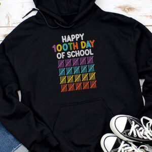Tie Dye Happy 100th Day Of School Teachers Students Kids Hoodie