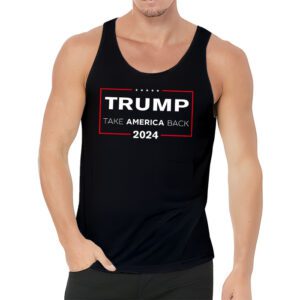 Trump 2024 flag take America back men women Trump 2024 Tank Top 3 3