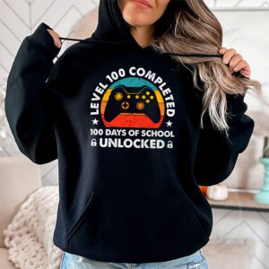 Video Gamer Student 100th Day Teacher 100 Days of School Hoodie 1 1