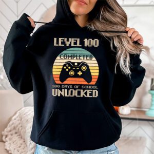 Video Gamer Student 100th Day Teacher 100 Days of School Hoodie 1 3