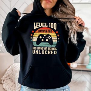 Video Gamer Student 100th Day Teacher 100 Days of School Hoodie 1 4