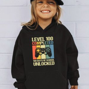 Video Gamer Student 100th Day Teacher 100 Days of School Hoodie 3 2