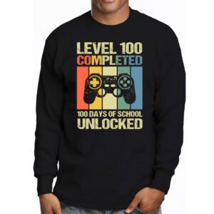 Video Gamer Student 100th Day Teacher 100 Days of School Longsleeve Tee 3 2