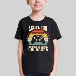 Video Gamer Student 100th Day Teacher 100 Days of School T Shirt 3 4