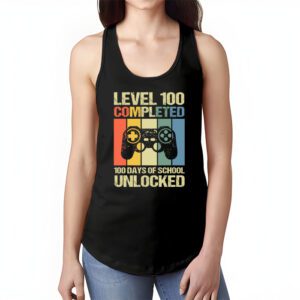 Video Gamer Student 100th Day Teacher 100 Days of School Tank Top 1 2