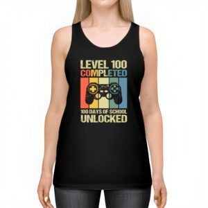 Video Gamer Student 100th Day Teacher 100 Days of School Tank Top 2 2