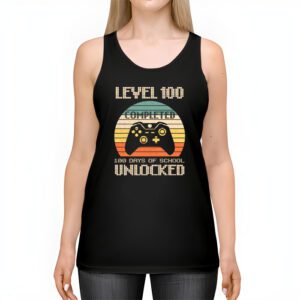Video Gamer Student 100th Day Teacher 100 Days of School Tank Top 2 3