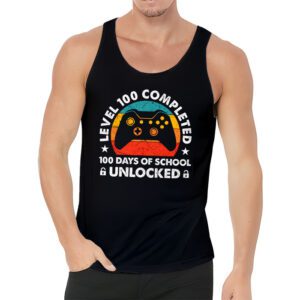 Video Gamer Student 100th Day Teacher 100 Days of School Tank Top 3 1