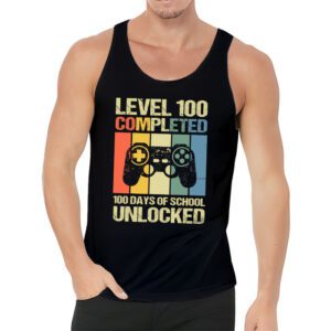 Video Gamer Student 100th Day Teacher 100 Days of School Tank Top 3 2