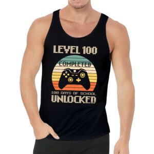 Video Gamer Student 100th Day Teacher 100 Days of School Tank Top 3 3