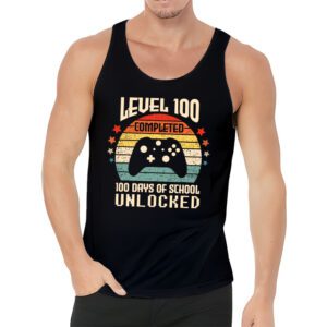 Video Gamer Student 100th Day Teacher 100 Days of School Tank Top 3 4