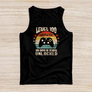 Video Gamer Student 100th Day Teacher 100 Days of School Tank Top