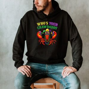 Whos Your Crawdaddy Crawfish Jester Beads Funny Mardi Gras Hoodie 2 2