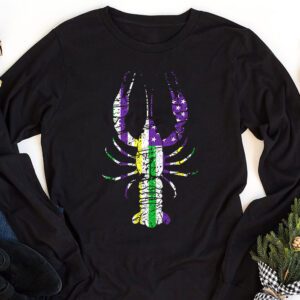 American Flag Mardi Gras Longsleeve Tee Mardi Gras Crawfish Outfit Longsleeve Tee 1 6