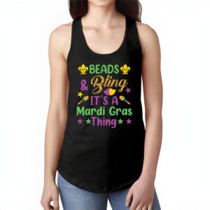 Beads and bling its a Mardi Gras thing Carnival Mardi Gras Tank Top 1