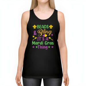 Beads and bling its a Mardi Gras thing Carnival Mardi Gras Tank Top 2