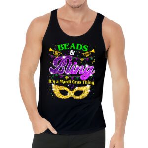 Beads and bling its a Mardi Gras thing Carnival Mardi Gras Tank Top 3 3