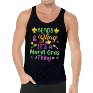 Beads and bling its a Mardi Gras thing Carnival Mardi Gras Tank Top 3