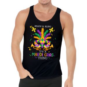 Beads and bling its a Mardi Gras thing Carnival Mardi Gras Tank Top 3 5