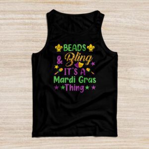 Beads and bling it’s a Mardi Gras thing Carnival Mardi Gras Tank Top