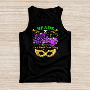 Beads and bling it’s a Mardi Gras thing Carnival Mardi Gras Tank Top